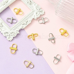 10Pcs 2 Colors Alloy Adjuster Buckles&nbsp;FIND-CJ0004-08