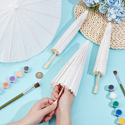 DIY Blank Craft Paper Umbrella&nbsp;DIY-WH0899-801A