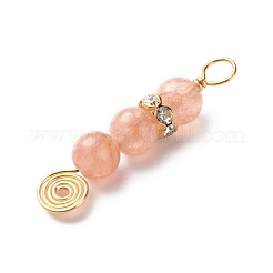 Natural Mixed Gemstone Pendants&nbsp;PALLOY-JF01890