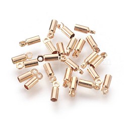 Brass Cord Ends&nbsp;KK-F768-04LG