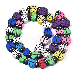 Handmade Polymer Clay Bead Strands&nbsp;CLAY-N011-43B