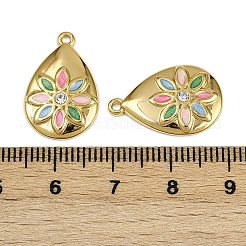 304 Stainless Steel Enamel Pendants&nbsp;STAS-L290-04G