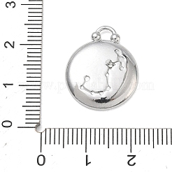 12 Constellations 304 Stainless Steel Pendants&nbsp;STAS-F354-01P-08