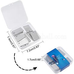 201 Stainless Steel Rectangle Stamping Blank Tag Pendants&nbsp;STAS-UN0002-77P
