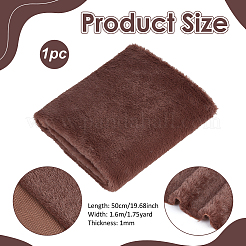 Super Soft Imitation Rabbit Plush Polyester Fabric&nbsp;DIY-BC0017-37A