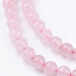 Natural Rose Quartz Bead Strands&nbsp;G-R193-13-6mm