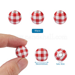 Natural Wooden Beads&nbsp;WOOD-TAC0010-05E