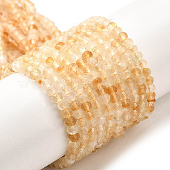 Natural Citrine(Heated) Beads Strands&nbsp;G-S387-A03-3x4mm