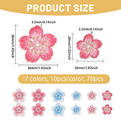 24Pcs 2Bags Flower Embroidery Sew on Cloth Patches&nbsp;PATC-CA0001-38
