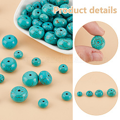 200Pcs 5 Styles Synthetic Turquoise Beads&nbsp;TURQ-PH0001-07