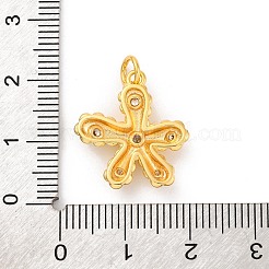 Brass Micro Pave Cubic Zirconia Pendants&nbsp;KK-U033-09G-01