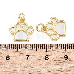 Brass with White Shell Pendants&nbsp;CU-CBA9482-04G-01