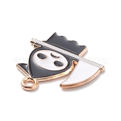 Halloween Alloy Enamel Pendants&nbsp;LS-ENAM-P248-01G-F