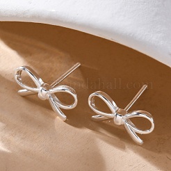 925 Sterling Silver Stud Earrings&nbsp;EJEW-R015-02S