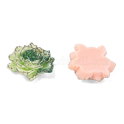 Opaque Resin & Glitter Powder Cabochons&nbsp;RE-CBA240F-02