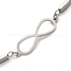 Tarnish Resistant 201 Stainless Steel Link Bracelets&nbsp;LS-STAS-F025-11