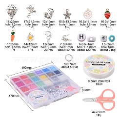 DIY Seed Beads Jewelry Set Making Kit&nbsp;DIY-YW0005-56