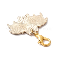 Halloween Alloy Enamel Pendant Decorations&nbsp;HJEW-JM03288