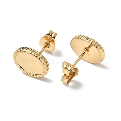 Ion Plating(IP) 304 Stainless Steel Stud Earring Findings&nbsp;X-STAS-F286-10G