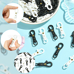 32Pcs 2 Colors POM Plastic Swivel Clasps&nbsp;FIND-SC0017-04