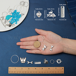 DIY Dog Themed Earring Making Kits&nbsp;DIY-SC0013-83P