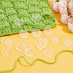 60Pcs 3 Shapes Acrylic Knitted Hat Making Fastener Tool&nbsp;FIND-GA0004-03