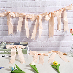 Cloth Bowknot Garland&nbsp;AJEW-WH20064-76B