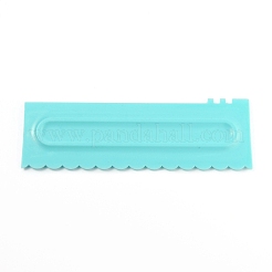 Plastic Baking Edge Dough Scraper and Cutter Pastry Spatulas&nbsp;AJEW-P077-04