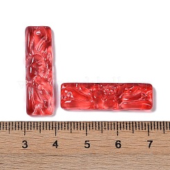 Baking Paint Glass Pendants&nbsp;GLAA-S202-16G