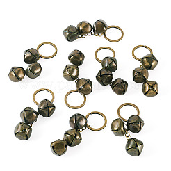 8Pcs Iron Bell Pendant Keychains&nbsp;KEYC-TA00040