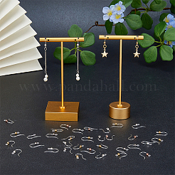 80Pcs 4 Colors Eco-Friendly Plastic Earring Hooks&nbsp;STAS-FH0002-15