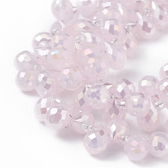 Imitation Jade Glass Beads Strands&nbsp;EGLA-F152-A04