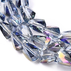 Electroplate Glass Beads Strands&nbsp;EGLA-G035-A-HR01