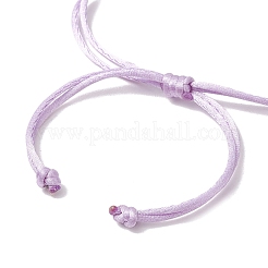 Adjustable Natural & Synthetic Gemstone Chips Braided Bracelets for Women&nbsp;BJEW-JB11531