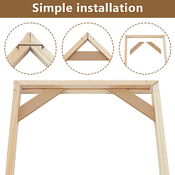Wood Oil Painting Frame&nbsp;DIY-WH0671-376B