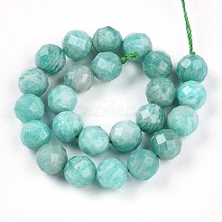 Natural Amazonite Beads Strands&nbsp;G-S345-8mm-25