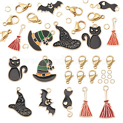 7Pcs 7 Styles DIY Alloy Enamel Pendant Decorations Making Kits&nbsp;FIND-TA0009-03