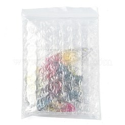 12Pcs 6 Colors Transparent Epoxy Resin Big Pendants&nbsp;RESI-FS0002-44