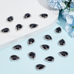 30Pcs Glass Sew on Rhinestone&nbsp;FIND-AN0001-71