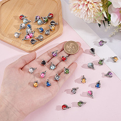 40Pcs 10 Colors Resin Imitation Pearl Pendants&nbsp;RESI-ME0001-31