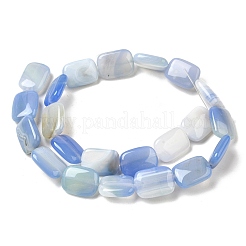 Natural Striped Agate/Banded Agate Beads Strands&nbsp;G-B137-B01-01D