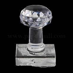 Clear Acrylic Soap Stamps with Handle&nbsp;DIY-XCP0002-91A