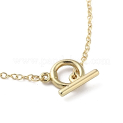 Rotated Hourglass Flat Round Alloy Pendant Necklaces for Women&nbsp;NJEW-G131-01C