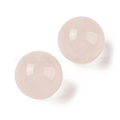 Natural Rose Quartz No Hole Sphere Beads&nbsp;G-K353-04D-01