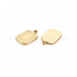 Ion Plating(IP) 304 Stainless Steel Pendant Enamel Settings&nbsp;LS-STAS-N097-151LG