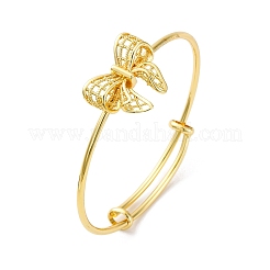 Brass Cuff Bangles for Women&nbsp;BJEW-U025-04G