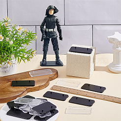 40Pcs 2 Styles Acrylic & Plastic Doll Display Pedestals&nbsp;ODIS-AR0001-19