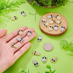 20Pcs 2 Colors Alloy Rhinestone Charms&nbsp;RB-TA0001-38