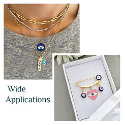 44Pcs 11 Style Rack Plating Alloy Enamel Pendants&nbsp;FIND-CD0001-37
