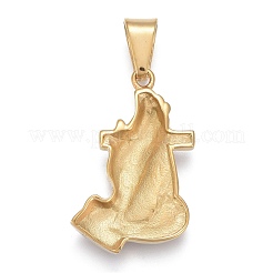 304 Stainless Steel Pendants&nbsp;STAS-K214-18G